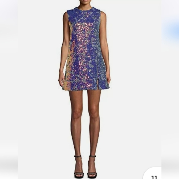 Nicole Miller Dresses & Skirts - Nicole Miller Sequin Tweed Shift Dress